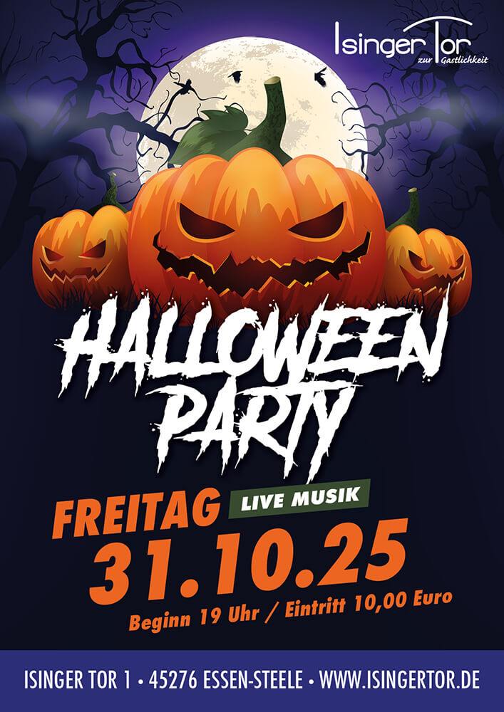 Isinger Tor - Halloween Party Freitag 31.10.2025