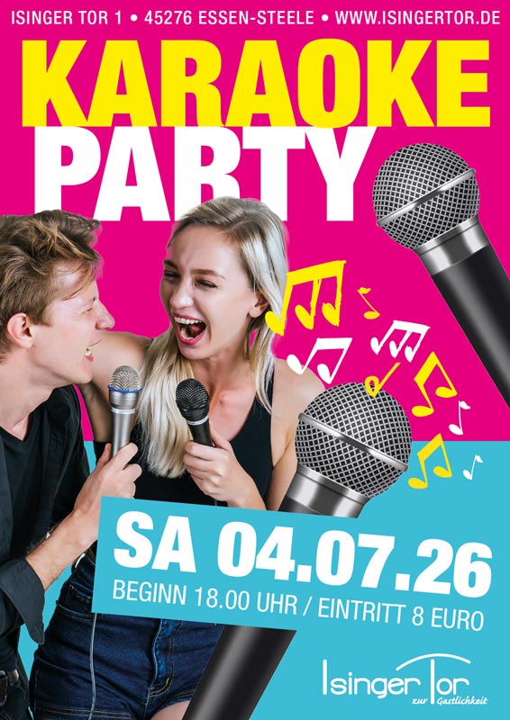 Gaststätte Isinger Tor - Karaoke Party 04.07.2026